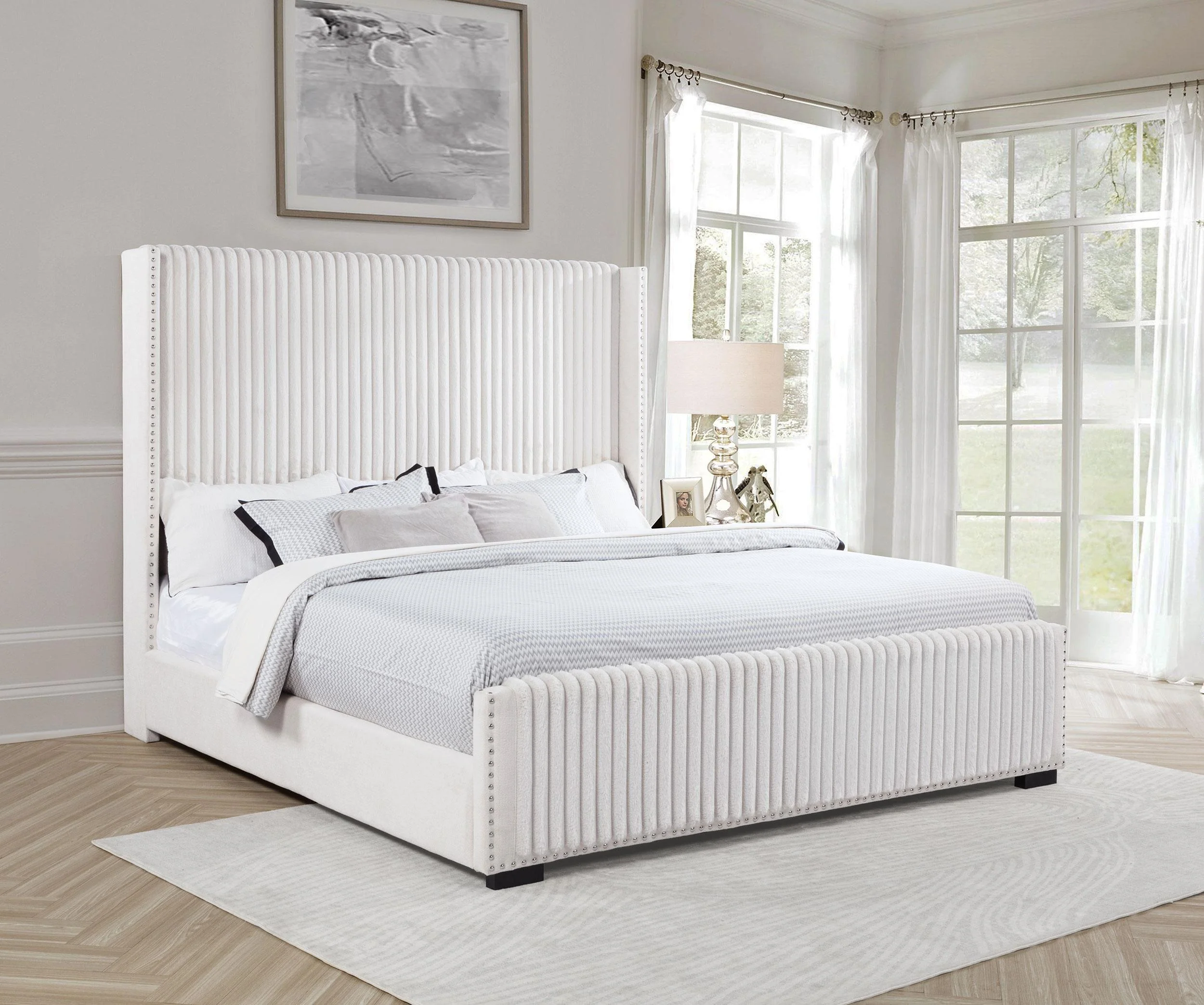 Natasha Wingback Bed - Image 18