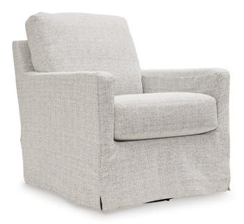 Nenana Next-Gen Nuvella Swivel Glider Accent Chair - Image 3