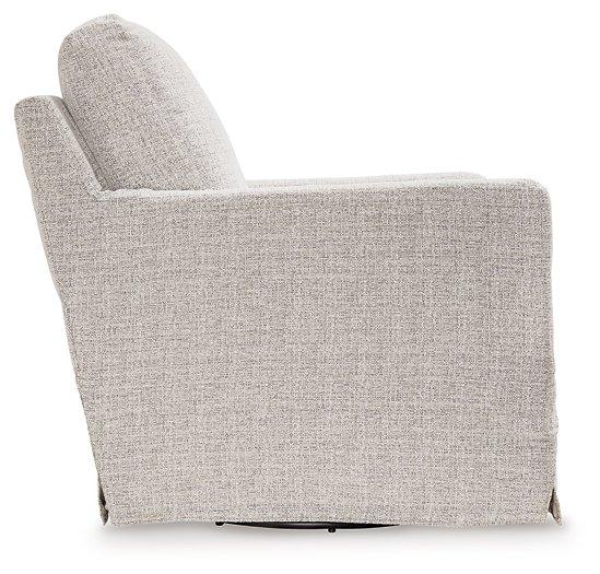 Nenana Next-Gen Nuvella Swivel Glider Accent Chair - Image 4