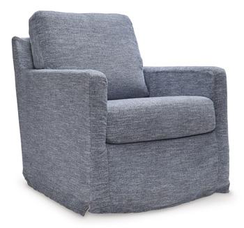 Nenana Next-Gen Nuvella Swivel Glider Accent Chair - Image 9