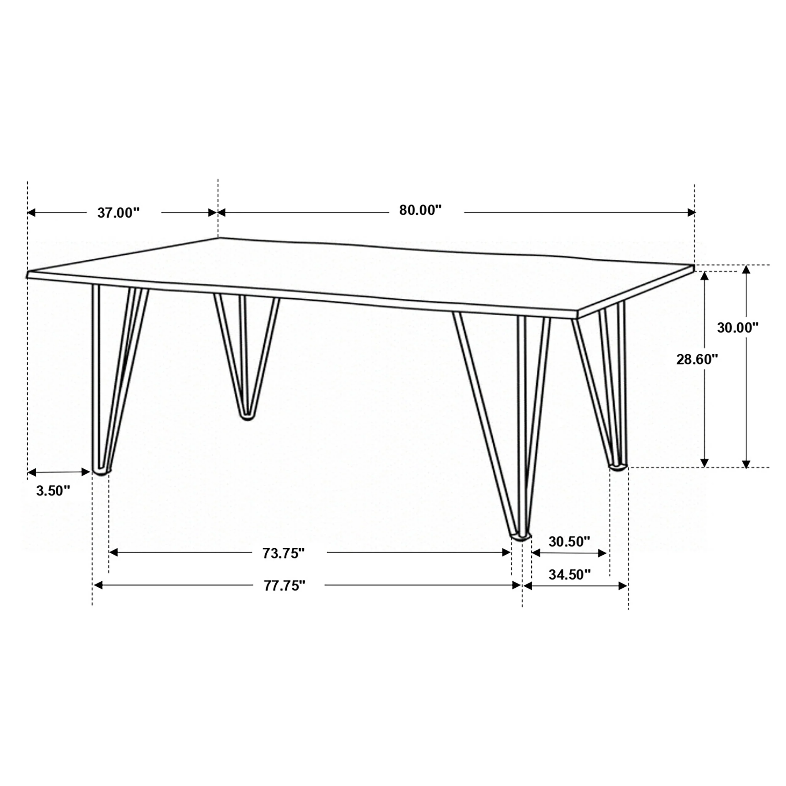 Neve Dining Table - Image 7