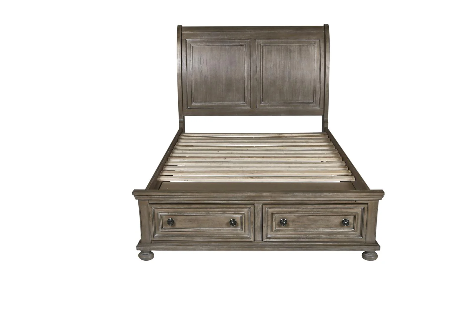 New Classic Furniture Allegra Youth Full Storage Bed in Pewter - Image 2