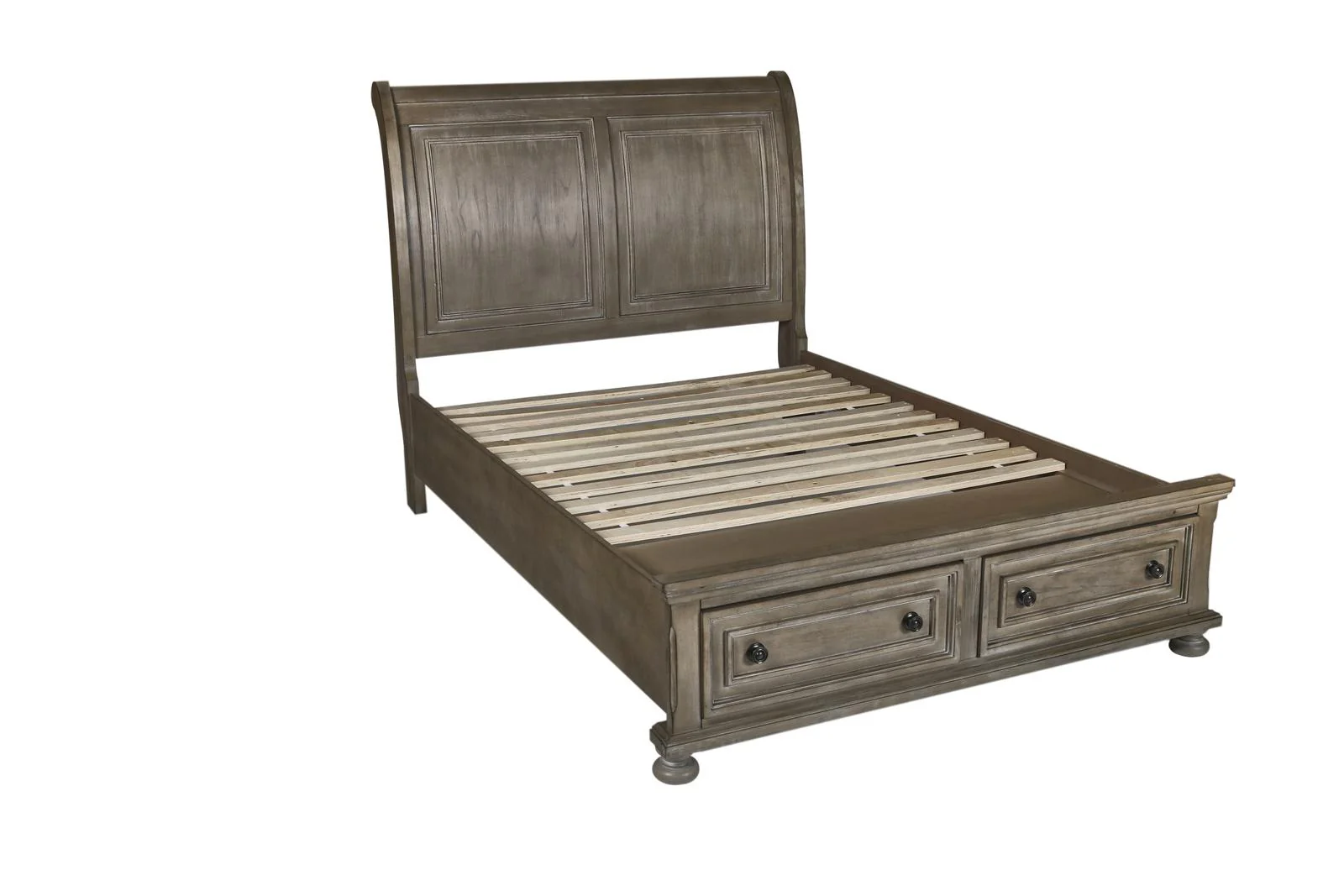 New Classic Furniture Allegra Youth Full Storage Bed in Pewter - Image 3