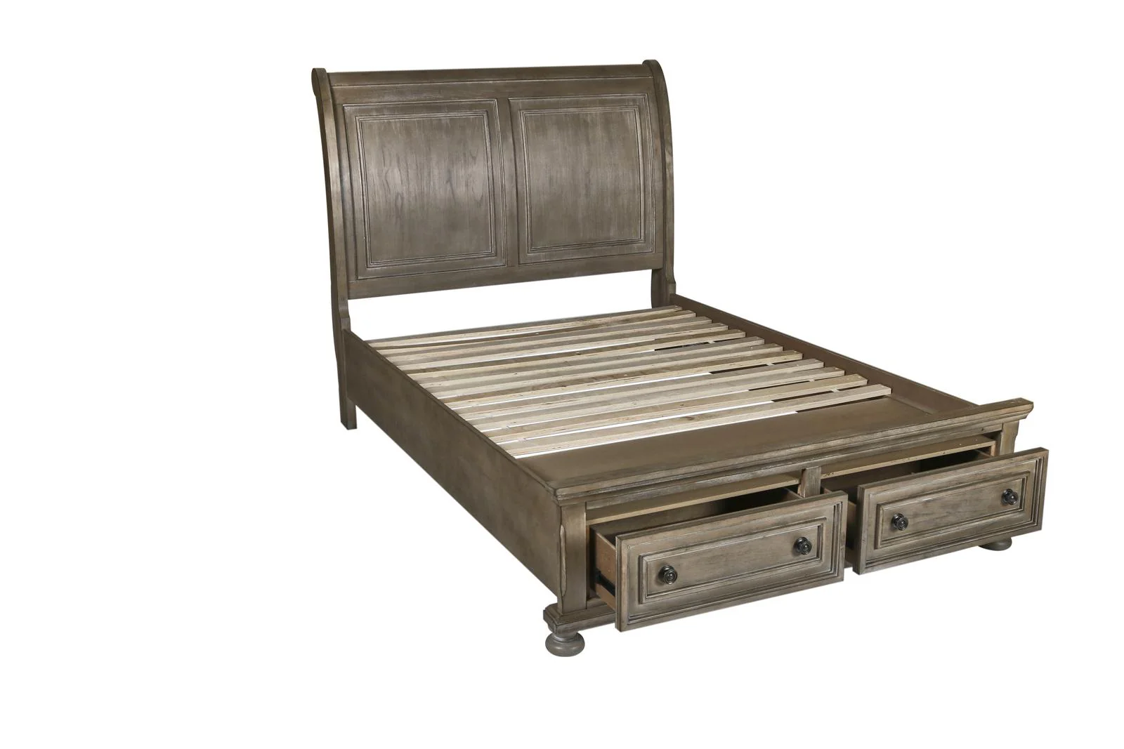 New Classic Furniture Allegra Youth Full Storage Bed in Pewter - Image 4