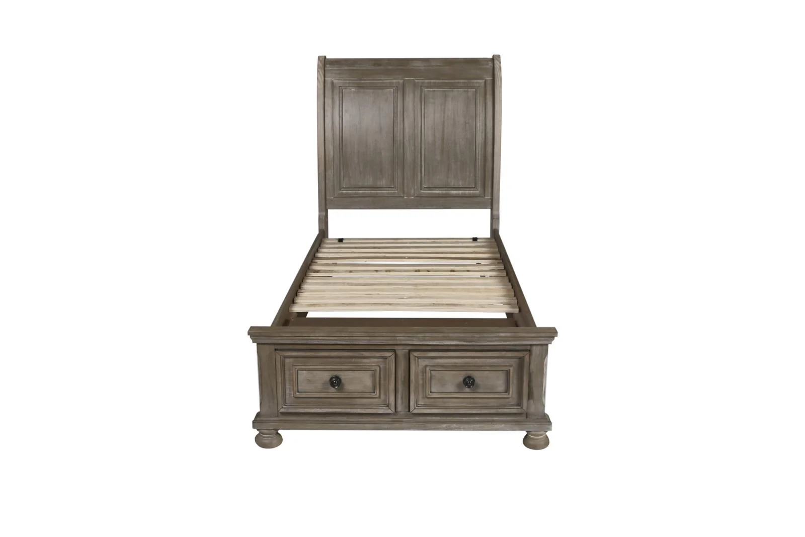 New Classic Furniture Allegra Youth Twin Storage Bed in Pewter - Image 2