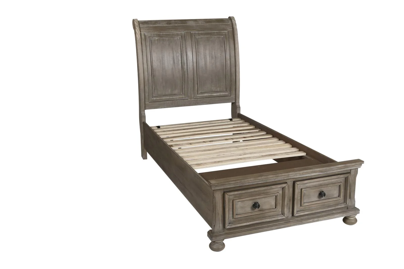 New Classic Furniture Allegra Youth Twin Storage Bed in Pewter - Image 3