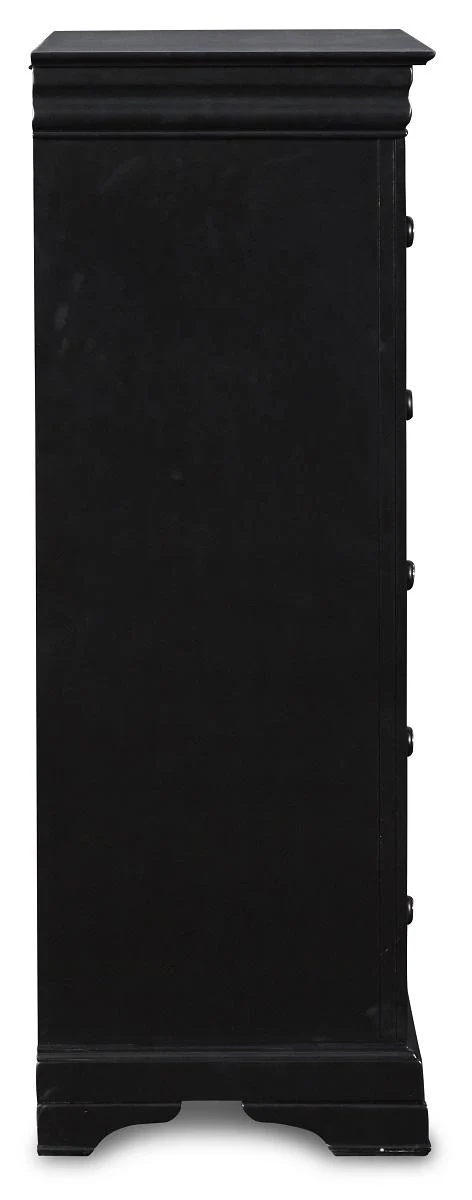 New Classic Belle Rose 5 Drawer Lift Top Chest in Black Cherry - Image 4