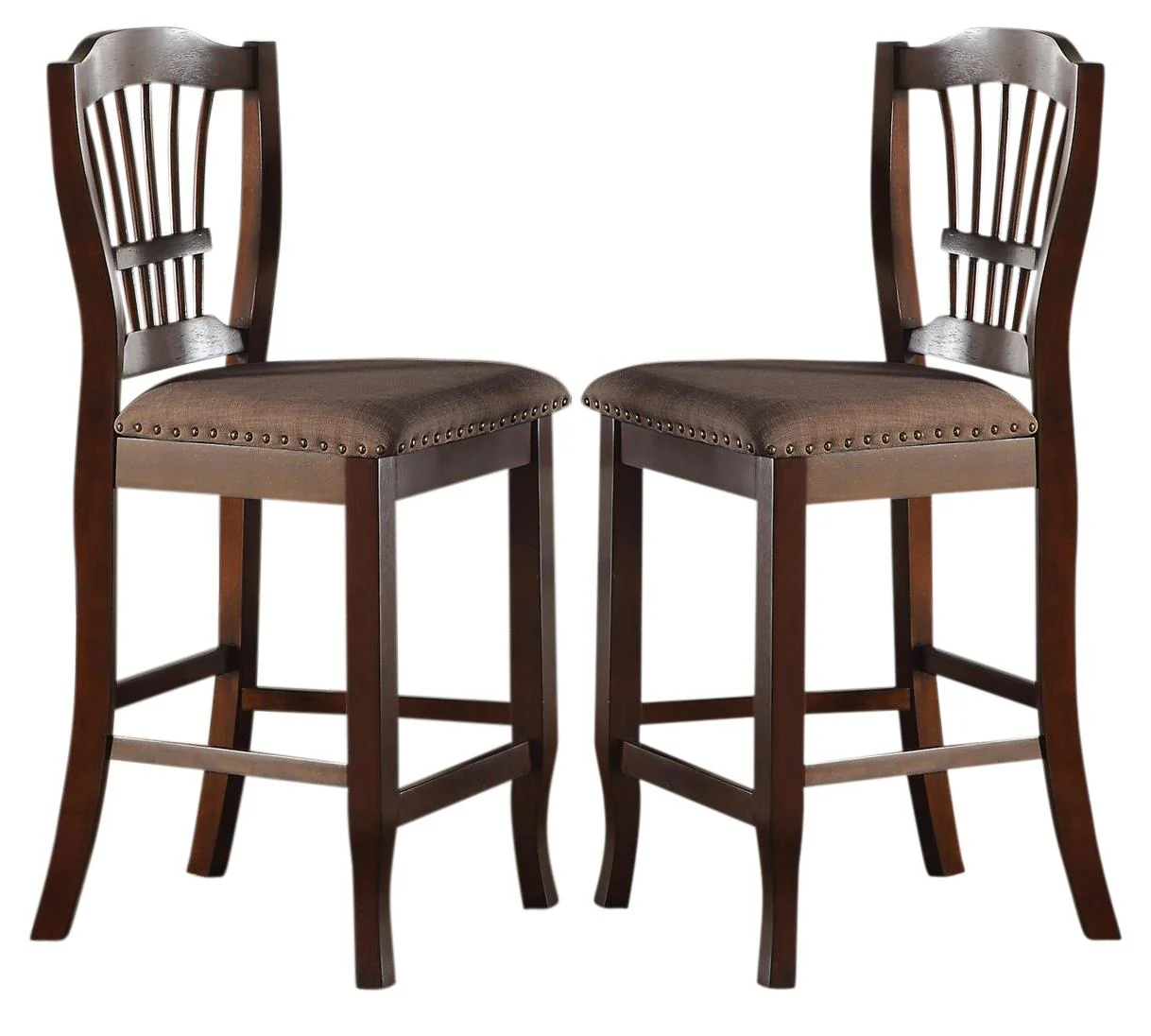 New Classic Bixby Counter Chair in Espresso (Set of 2) - Image 3