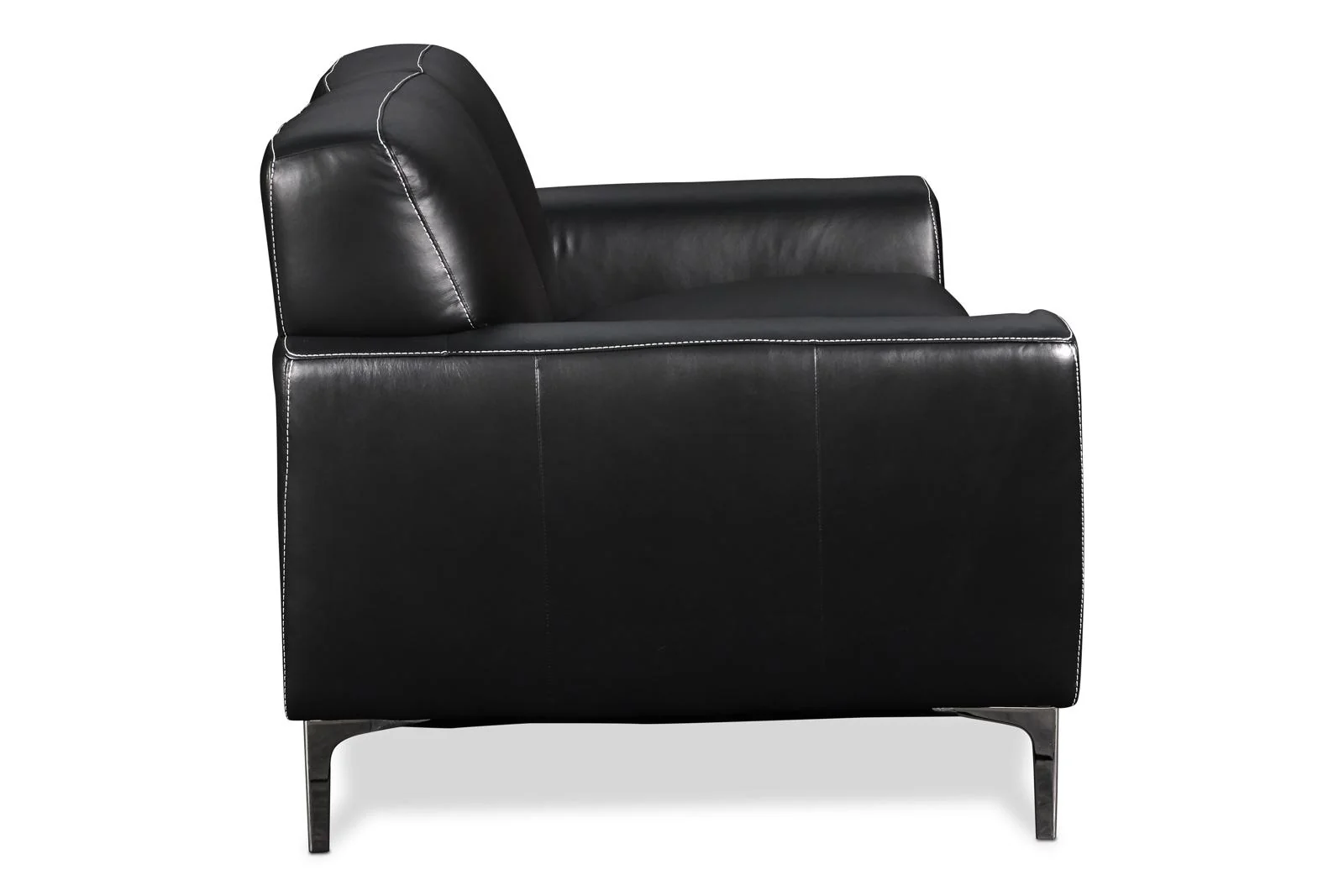 New Classic Carrara Loveseat in Black - Image 3