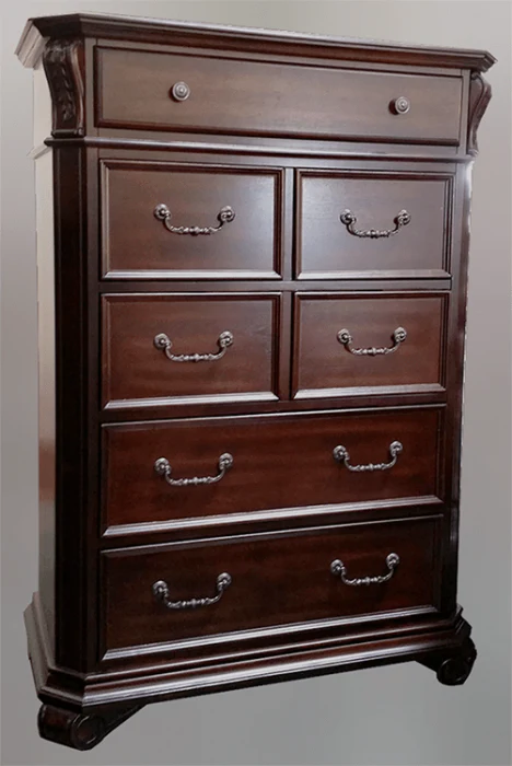 New Classic Emilie 7 Drawer Chest in English Tudor - Image 2