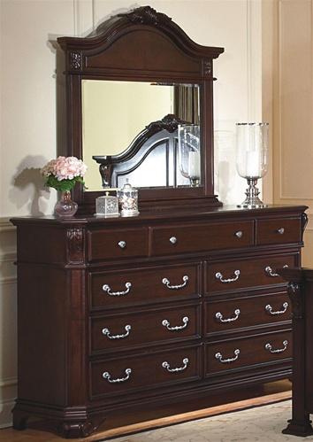 New Classic Emilie 9 Drawer Dresser in English Tudor - Image 2