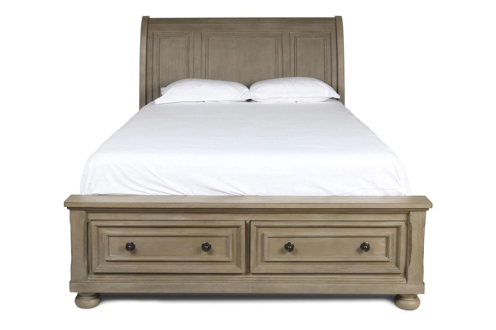 New Classic Furniture Allegra California King Storage Bed in Pewter - Image 3