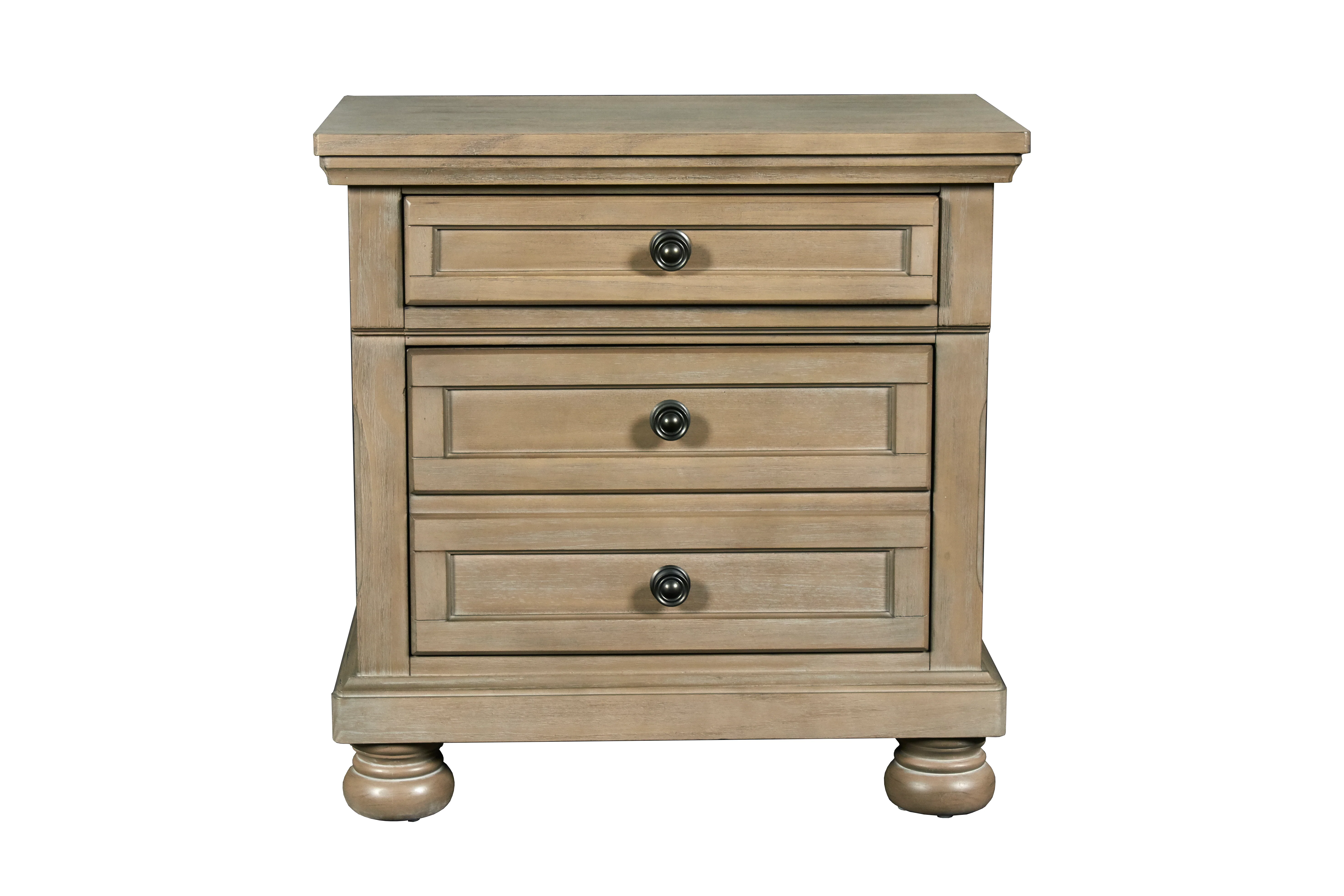 Allegra Nightstand -Pewter - Image 2