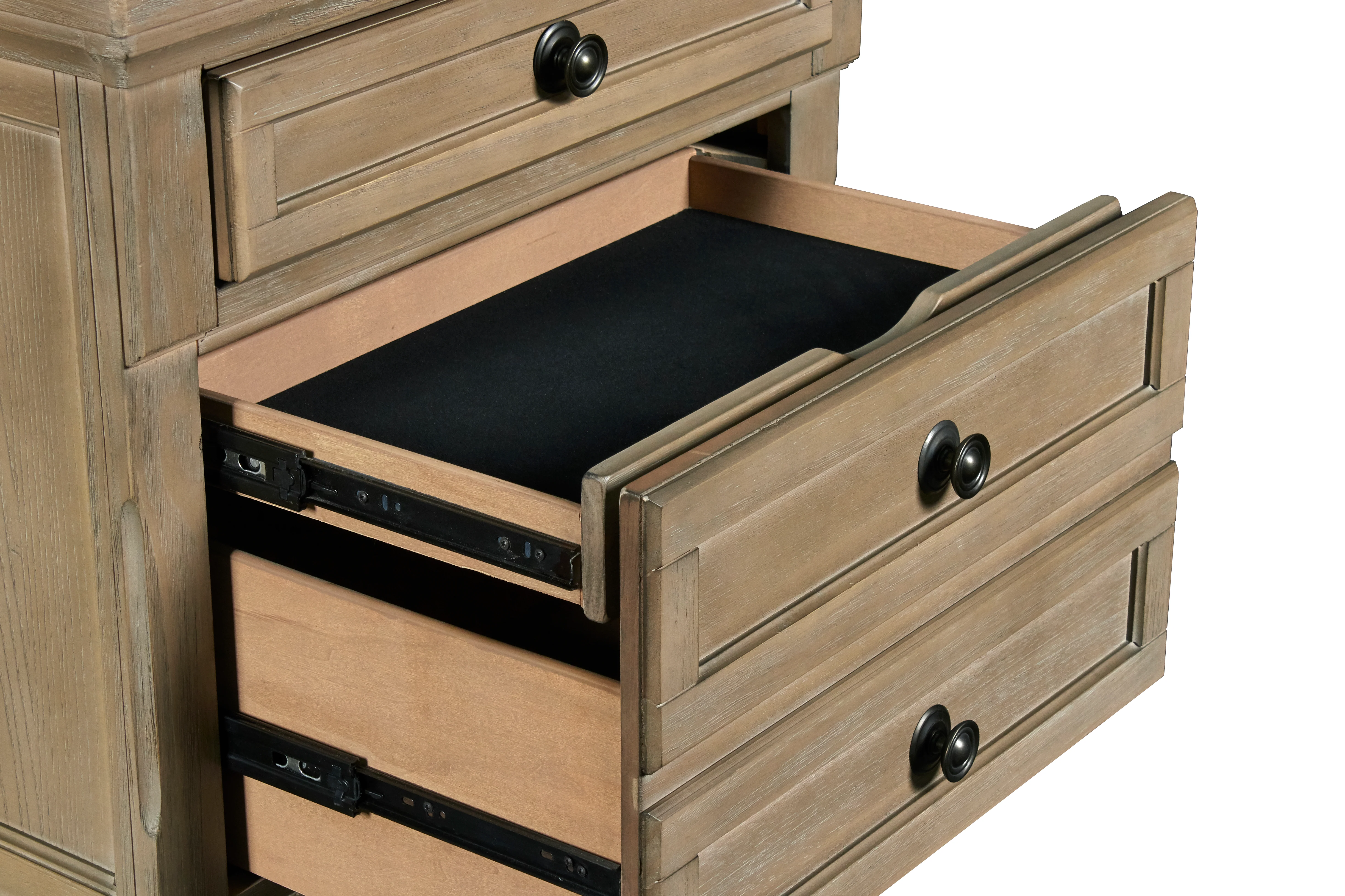 Allegra Nightstand -Pewter - Image 4
