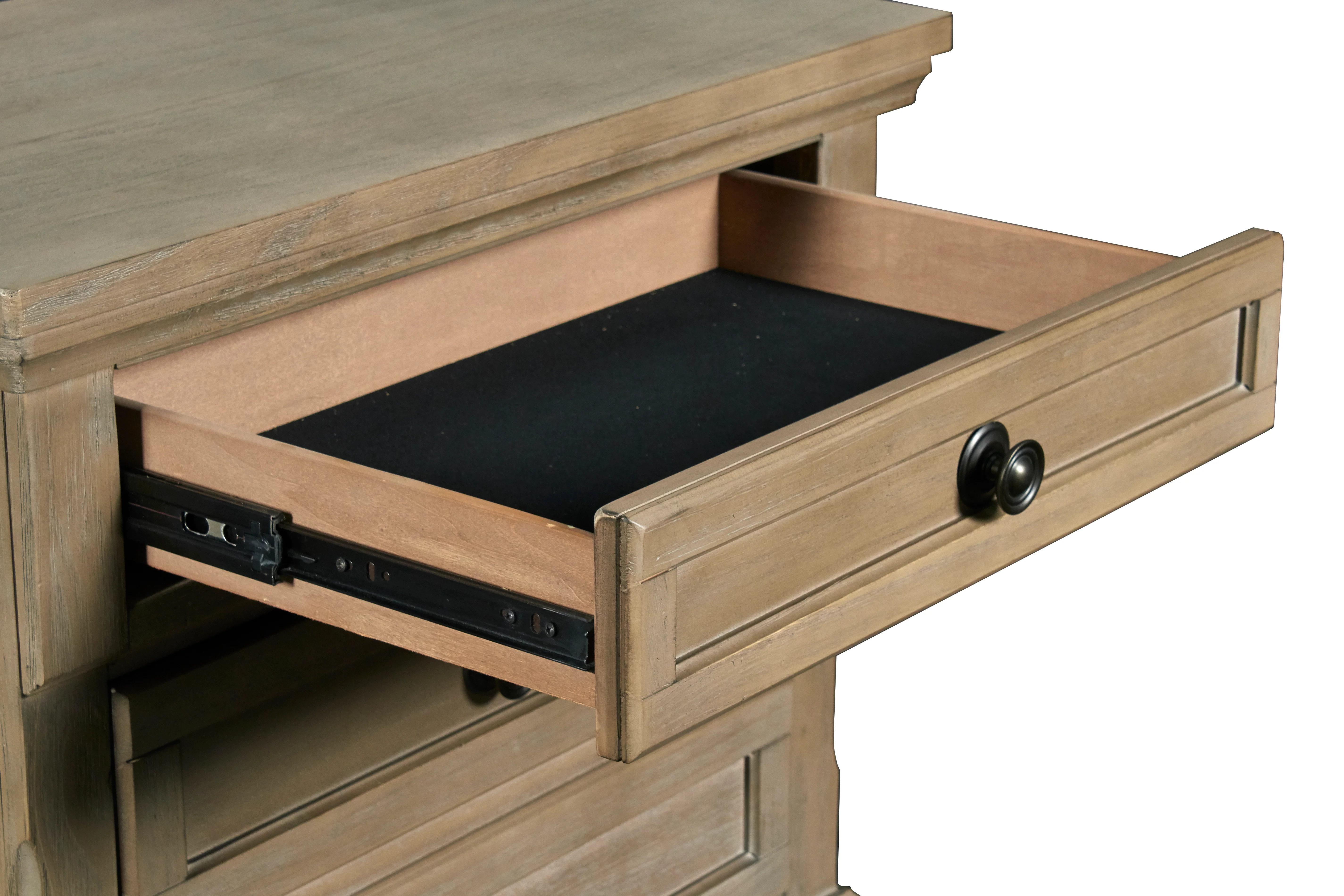 Allegra Nightstand -Pewter - Image 5