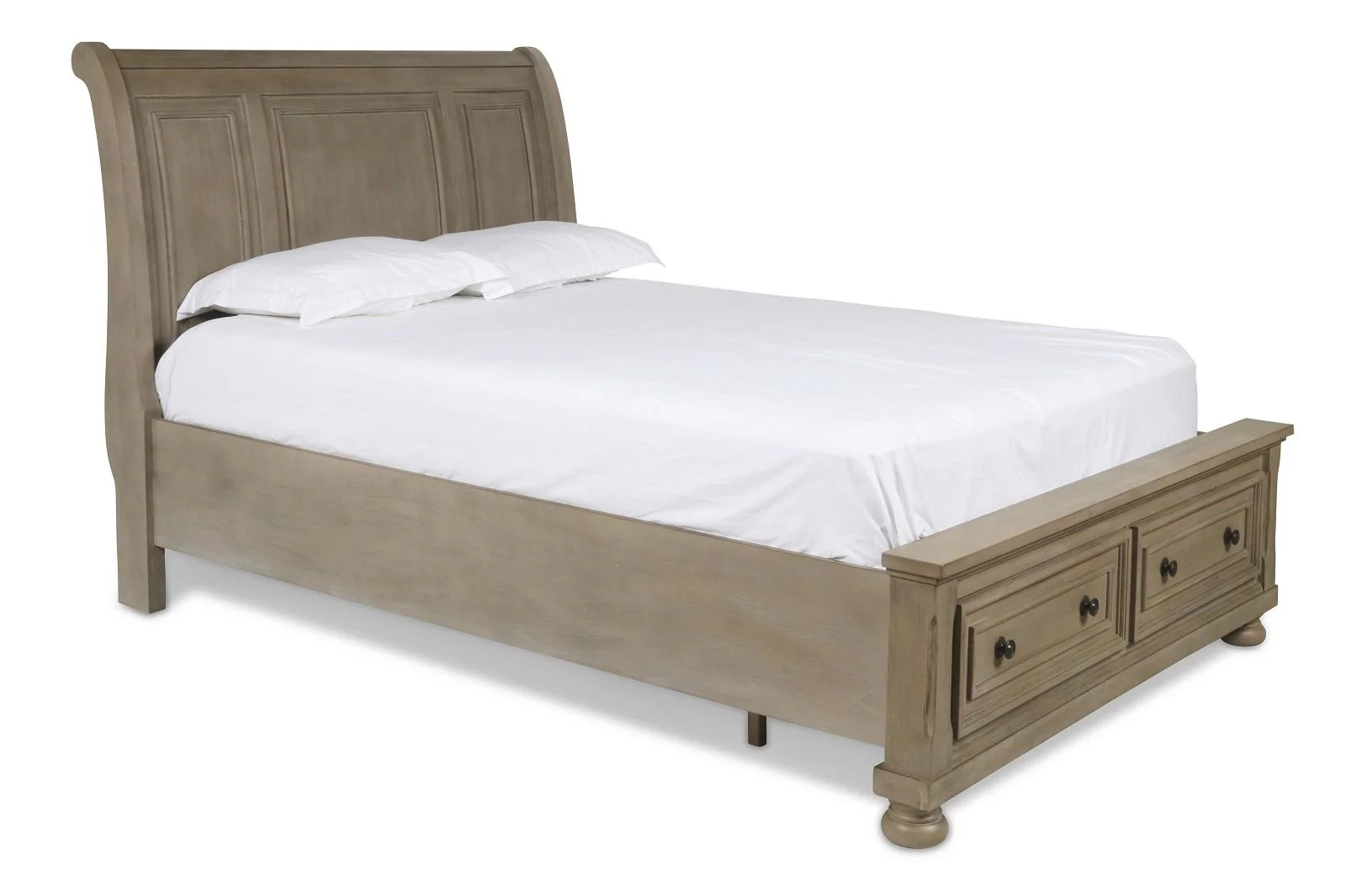New Classic Furniture Allegra Queen Storage Bed in Pewter - Image 3