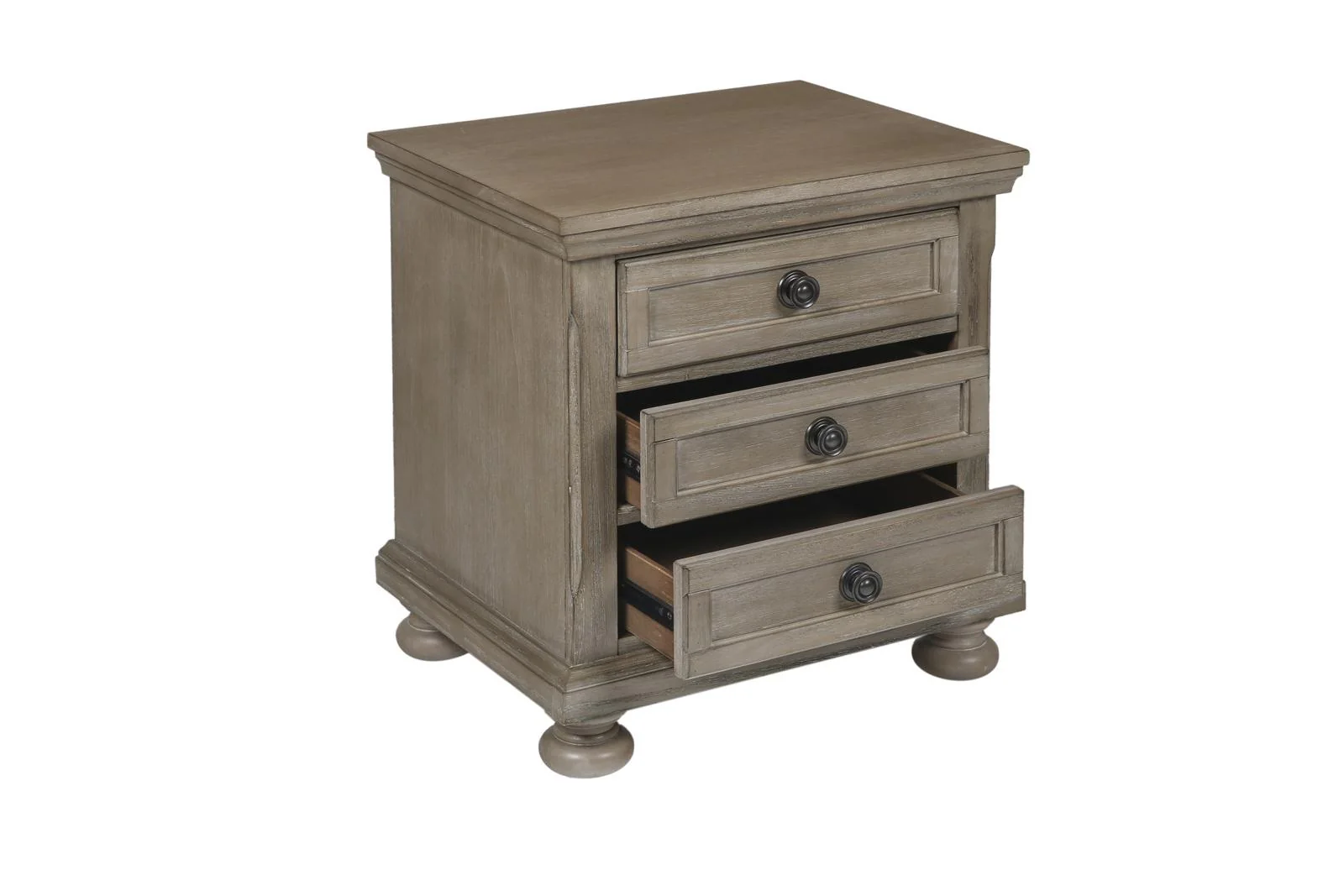 New Classic Furniture Allegra Youth Nightstand in Pewter - Image 3