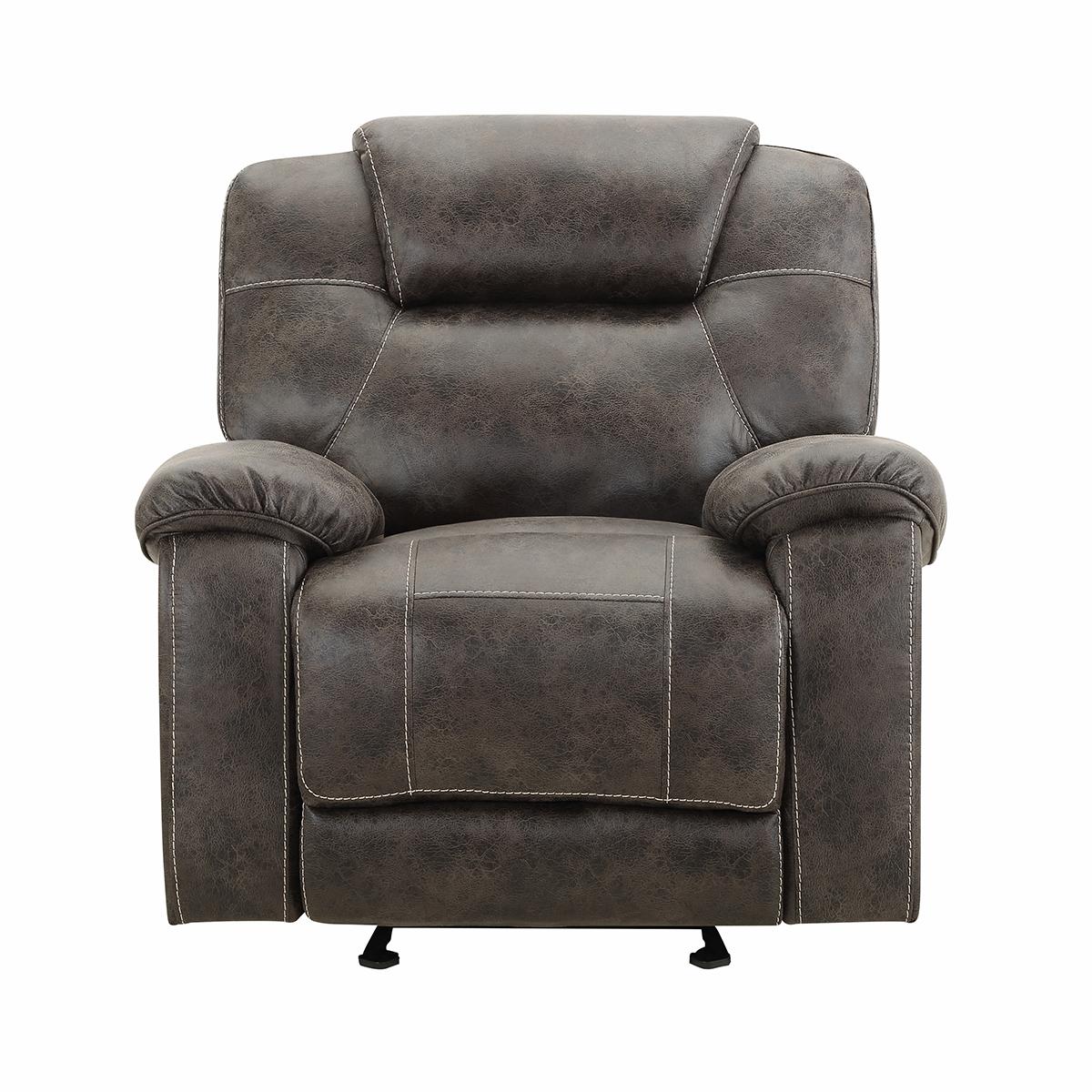 New Classic Furniture Anton Glider Recliner in Chocolate - Image 2