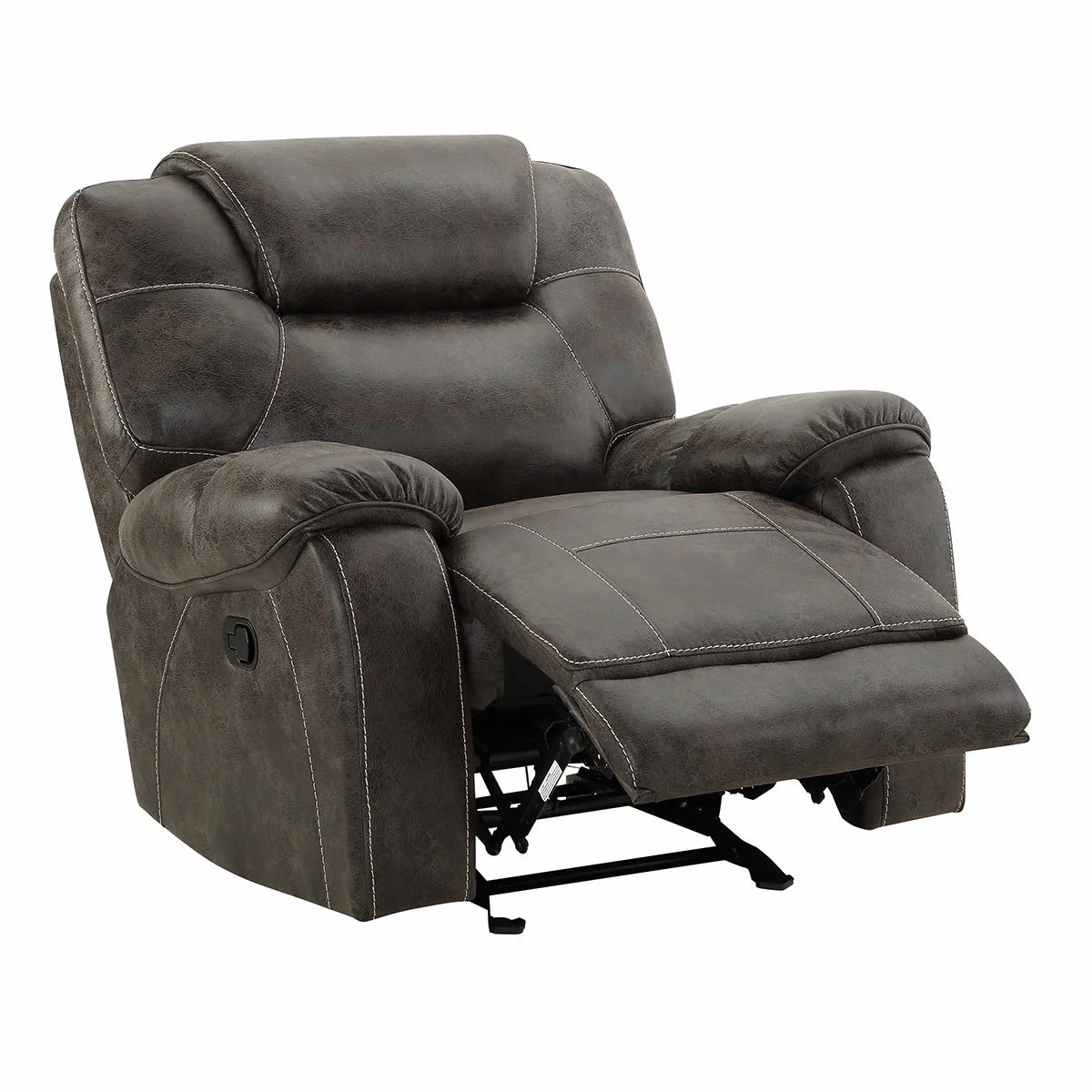 New Classic Furniture Anton Glider Recliner with Power Footrest in Chocolate - Image 3