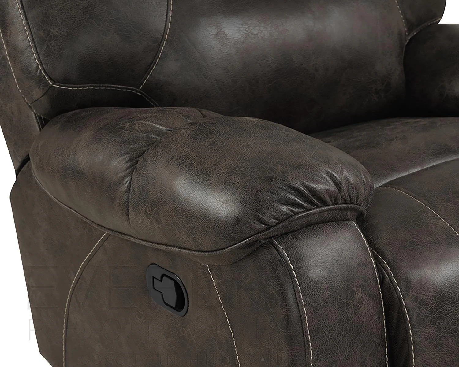 New Classic Furniture Anton Glider Recliner with Power Footrest in Chocolate - Image 4