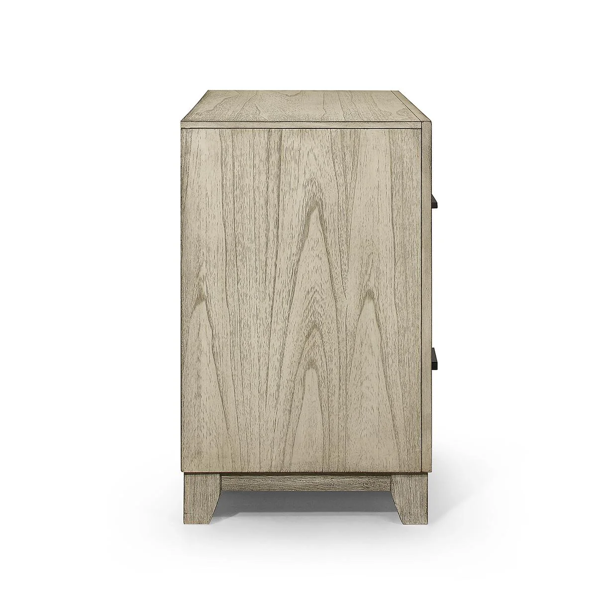 New Classic Furniture Ashland 2 Drawer Nightstand in Rustic White - Image 4