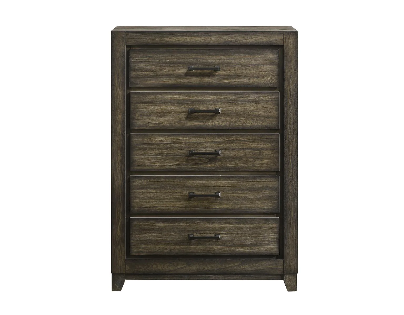 New Classic Furniture Ashland 5 Drawer Chest in Rustic Brown - Image 2