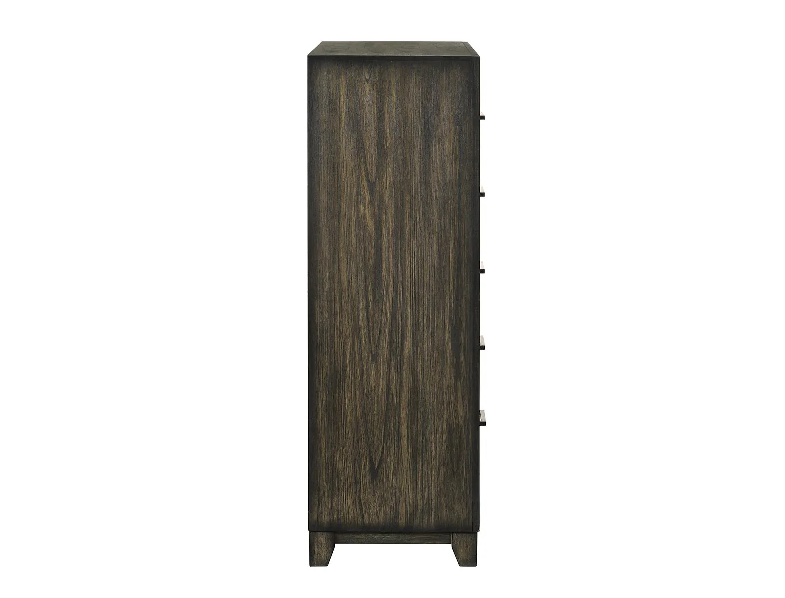 New Classic Furniture Ashland 5 Drawer Chest in Rustic Brown - Image 4