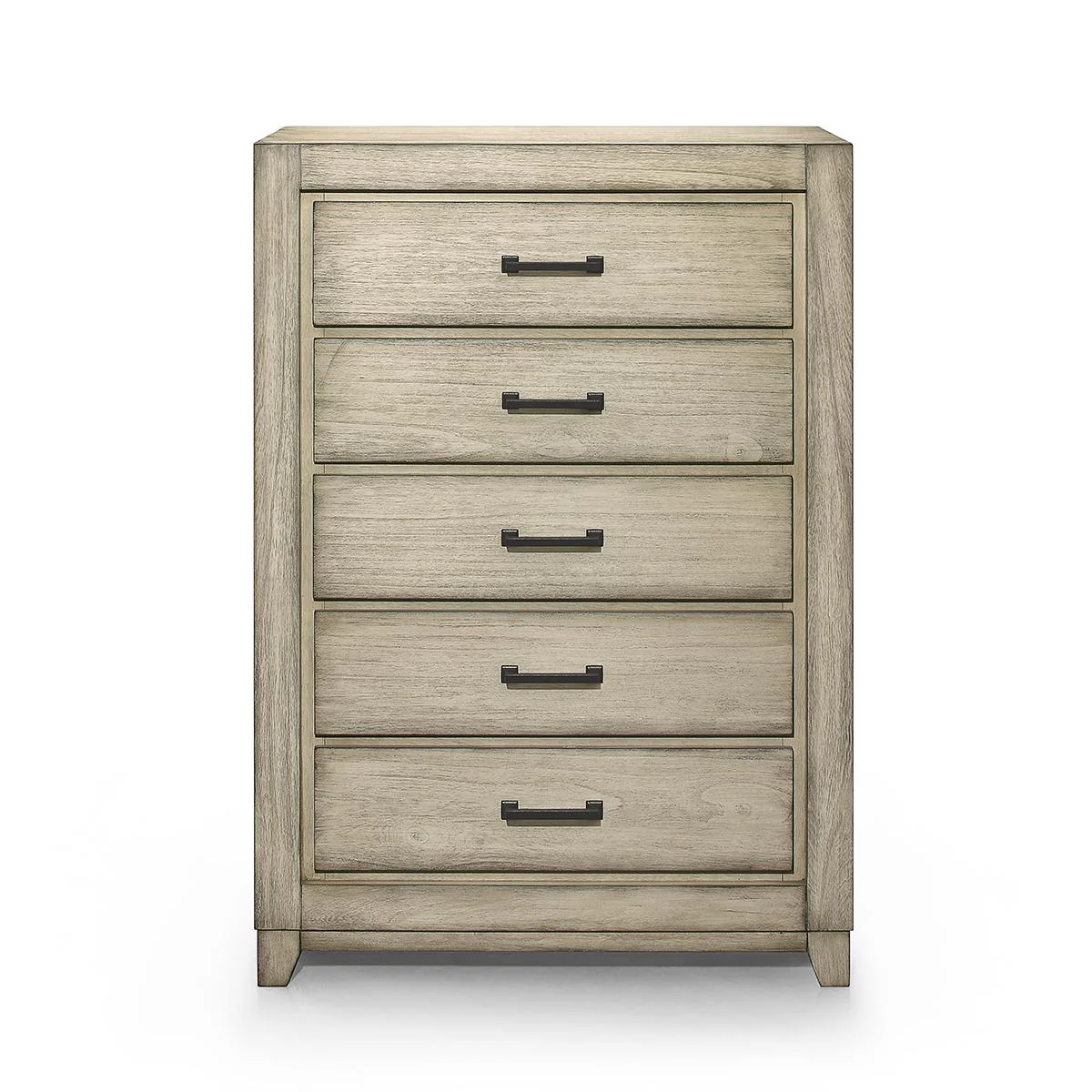 New Classic Furniture Ashland 5 Drawer Chest in Rustic White - Image 2