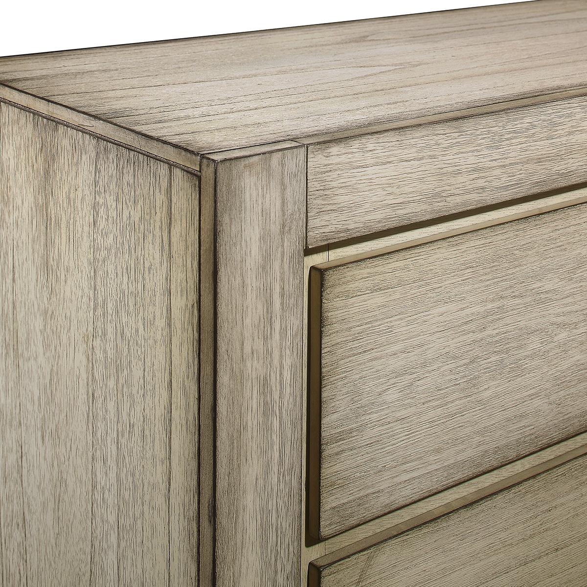 New Classic Furniture Ashland 5 Drawer Chest in Rustic White - Image 5