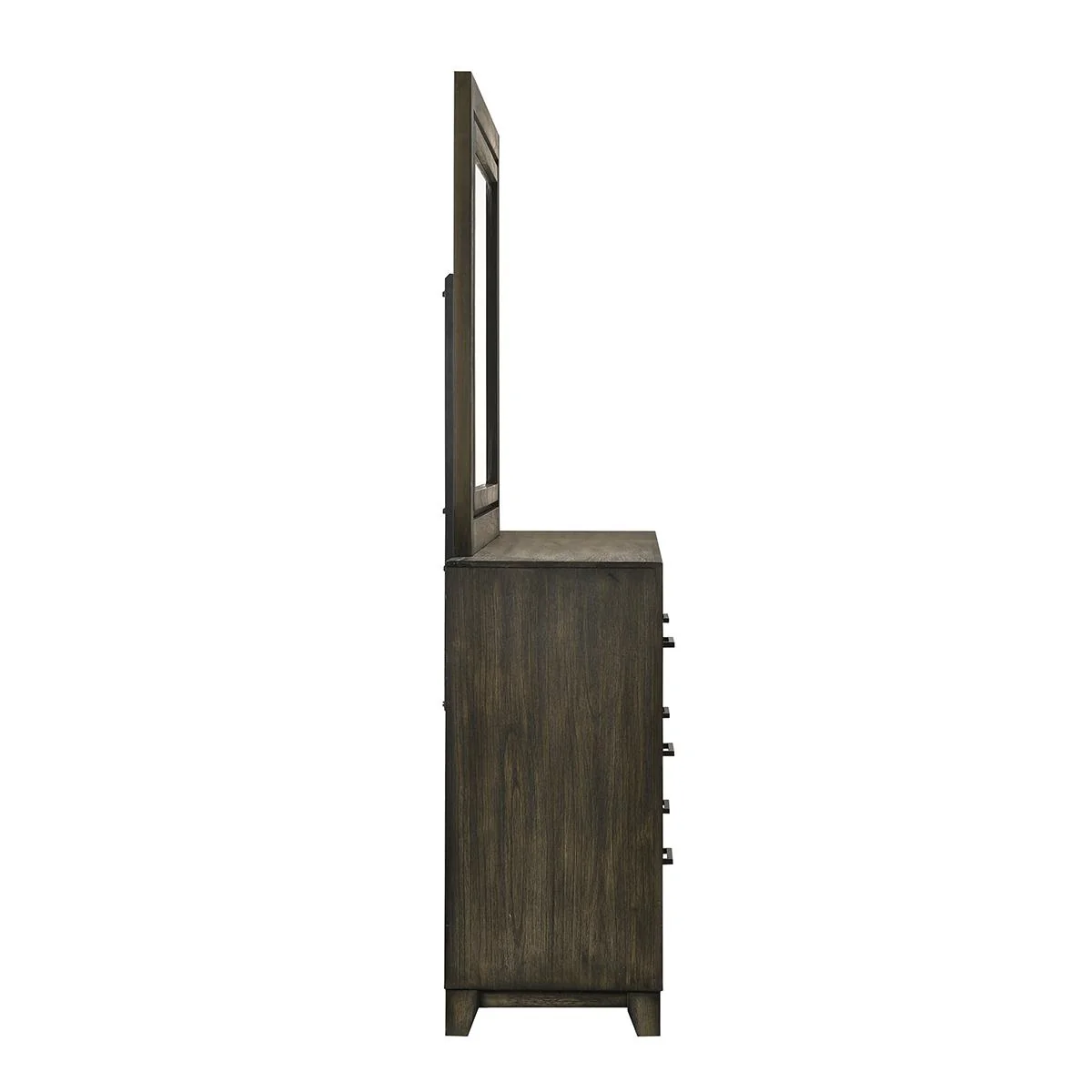 New Classic Furniture Ashland 6 Drawer Dresser in Rustic Brown - Image 3