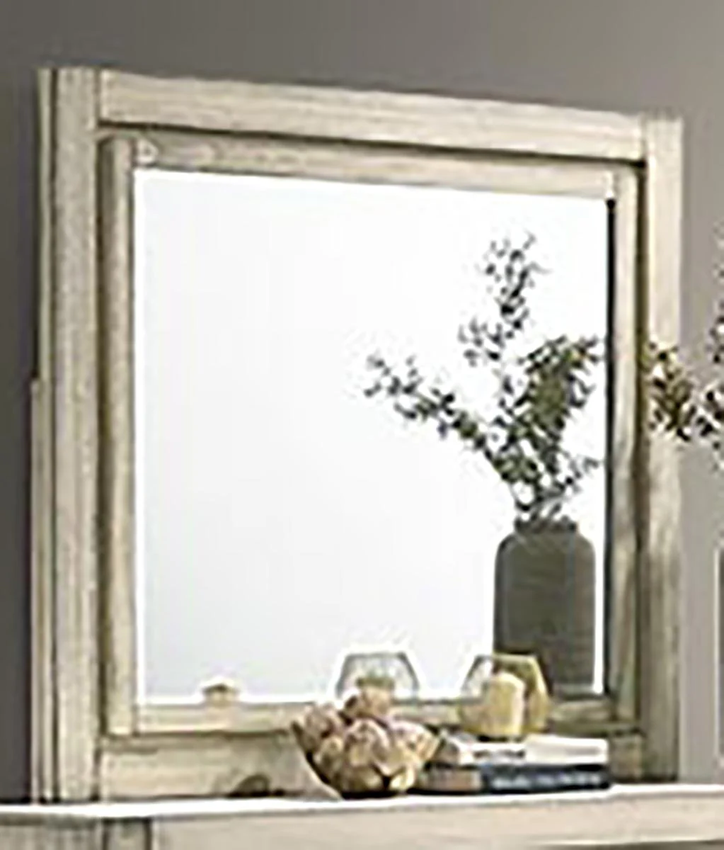 New Classic Furniture Ashland Mirror in Rustic White - Image 5