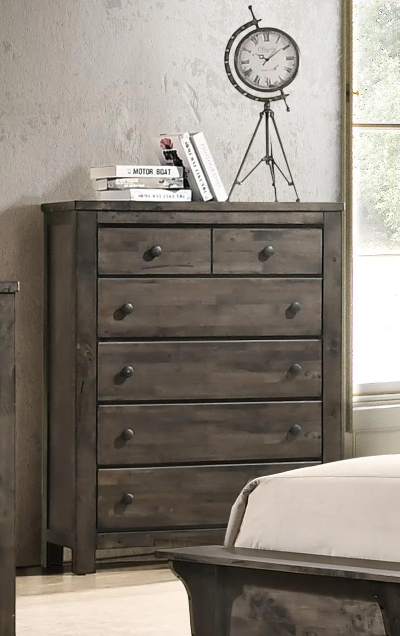 New Classic Furniture Blue Ridge Chest in Rustic Gray - Image 2