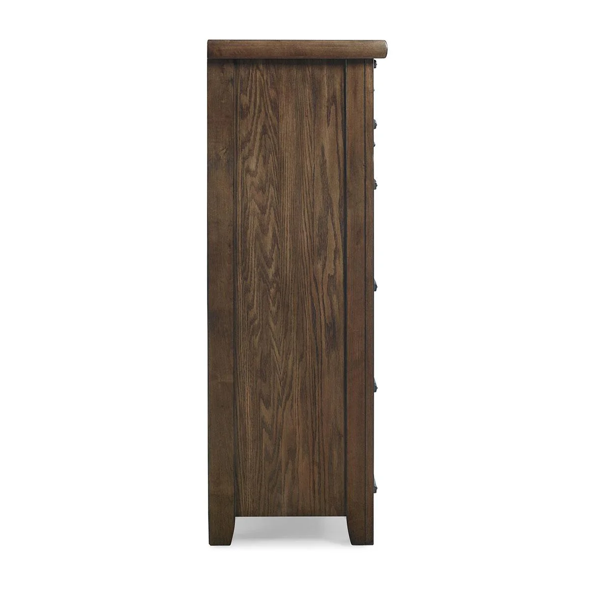 New Classic Furniture Fairfax 5 Drawer Lift Top Chest in Medium Oak - Image 4