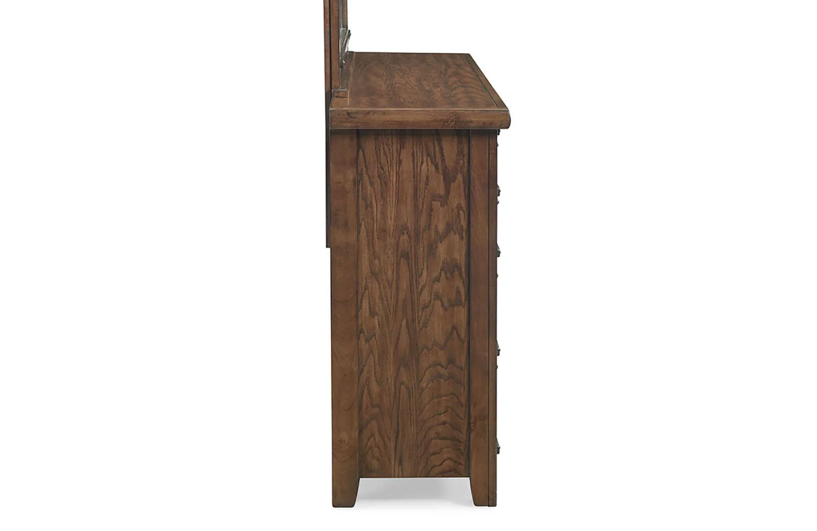 New Classic Furniture Fairfax 8 Drawer Dresser in Medium Oak - Image 4