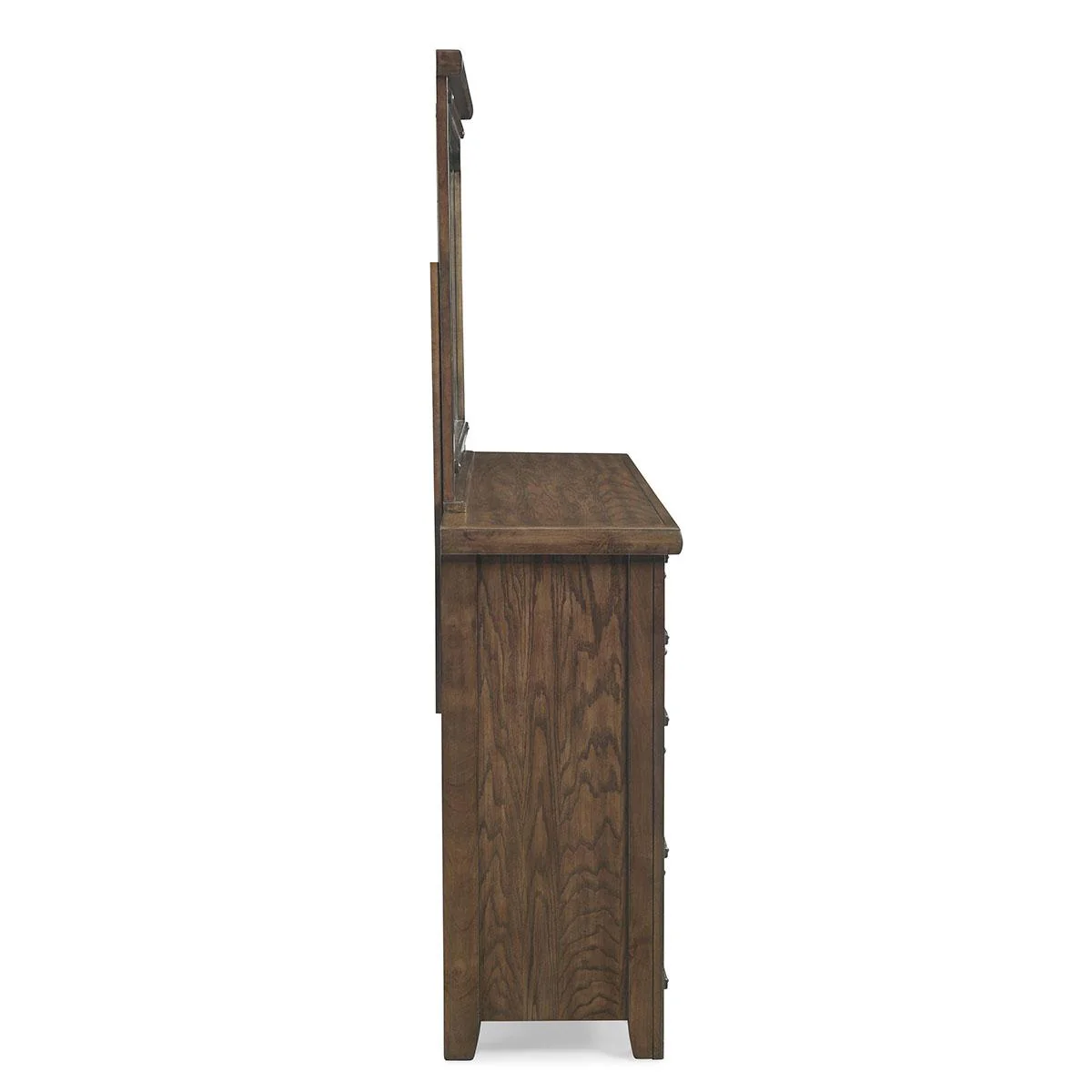 New Classic Furniture Fairfax Mirror in Medium Oak - Image 4