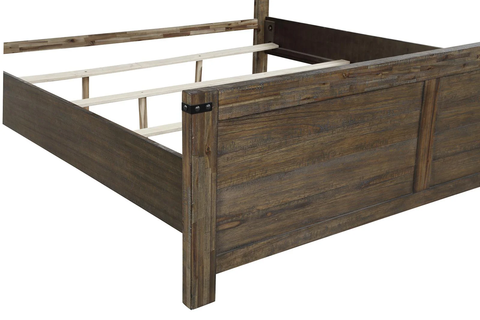 New Classic Furniture Galleon King Bed in Weathered Walnut - Image 5