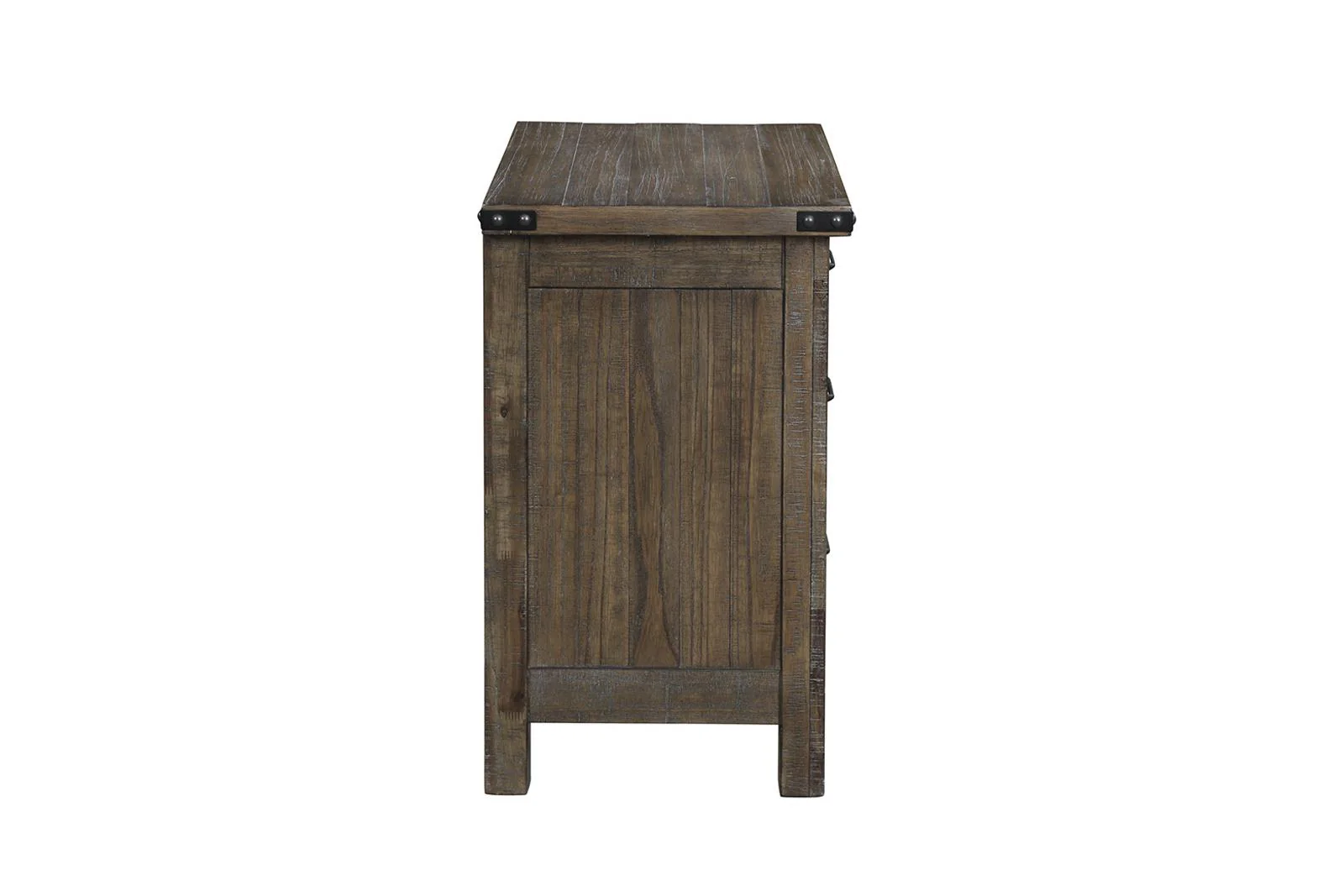 New Classic Furniture Galleon Nightstand in Weathered Walnut - Image 3