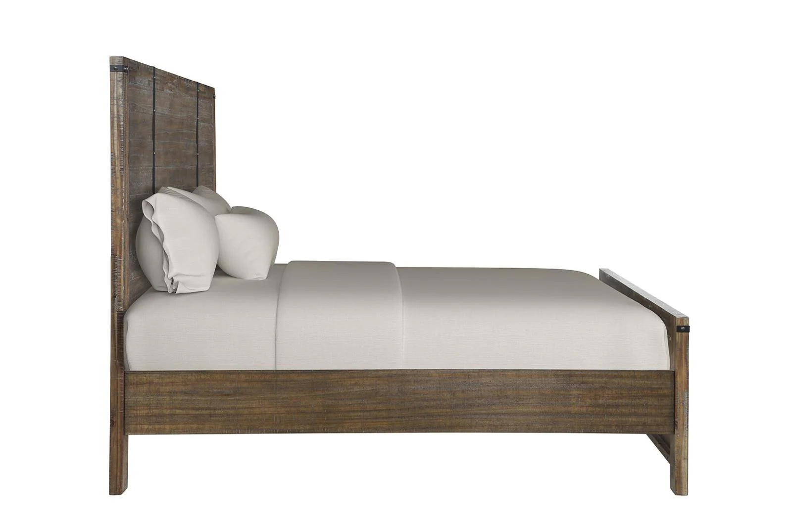 New Classic Furniture Galleon Queen Bed in Weathered Walnut - Image 3