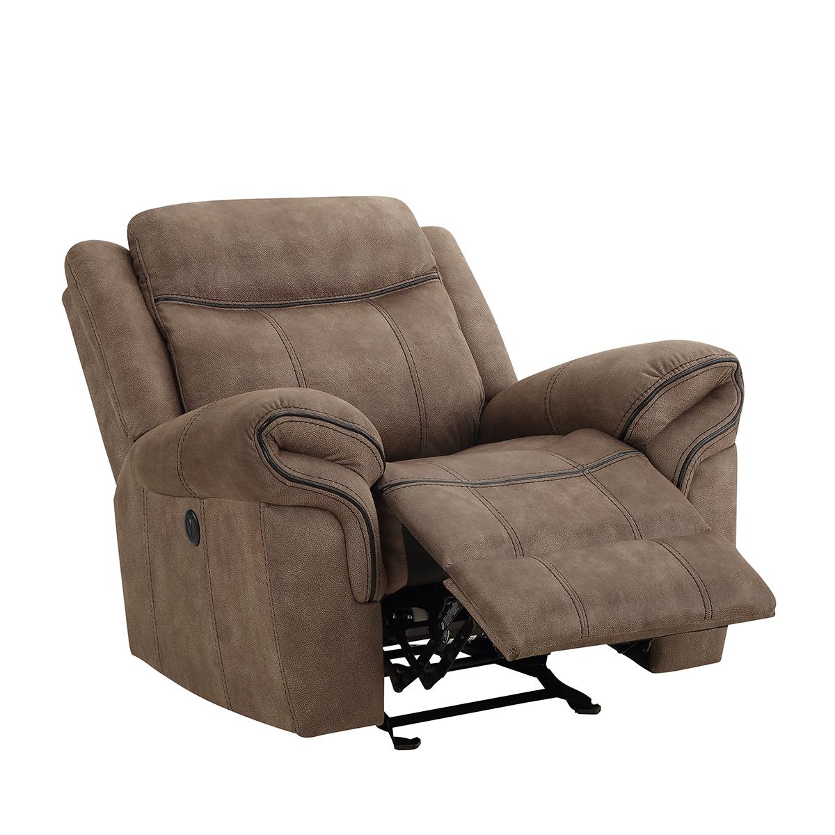 New Classic Furniture Harley Glider Recliner in Light Brown - Image 3