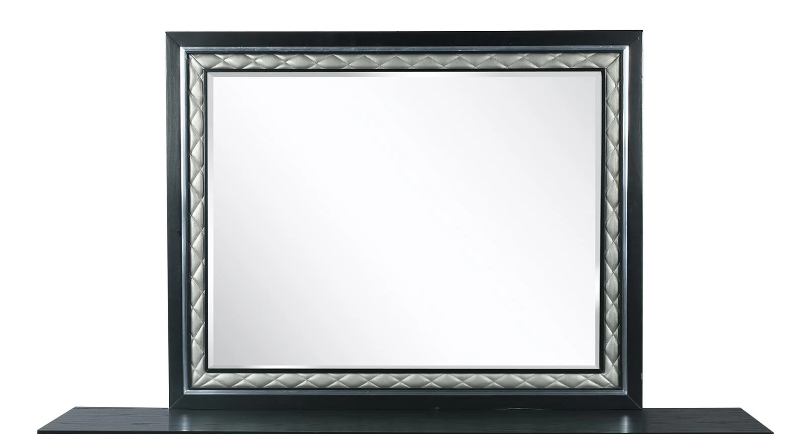 New Classic Furniture Luxor Mirror in Black/Silver - Image 2