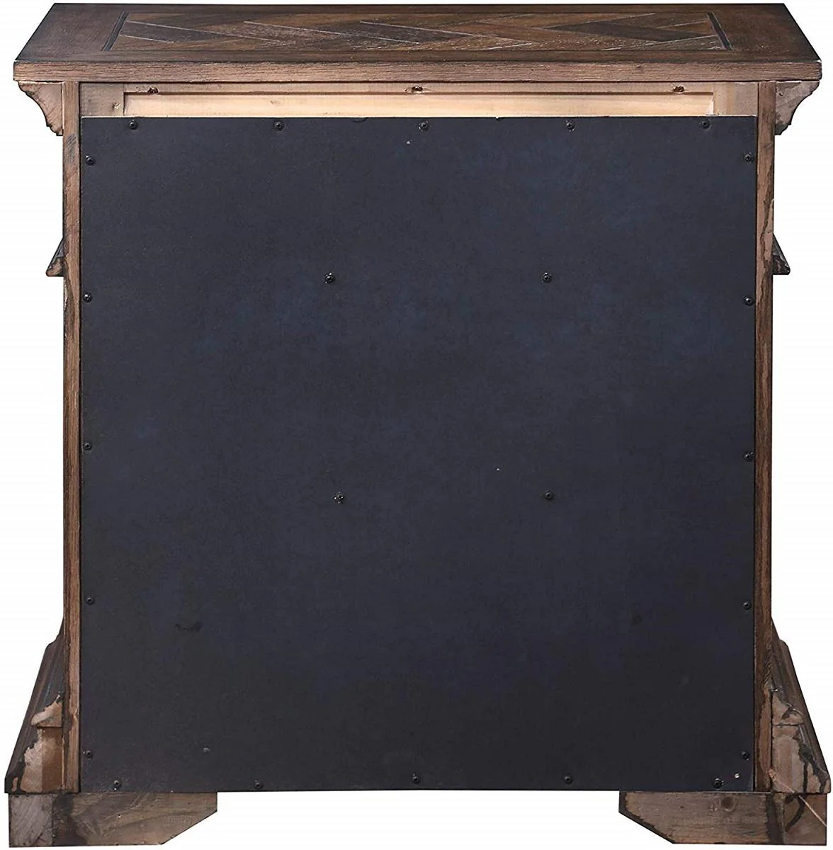 New Classic Furniture Mar Vista 3 Drawer Nightstand in Brushed Walnut - Image 5