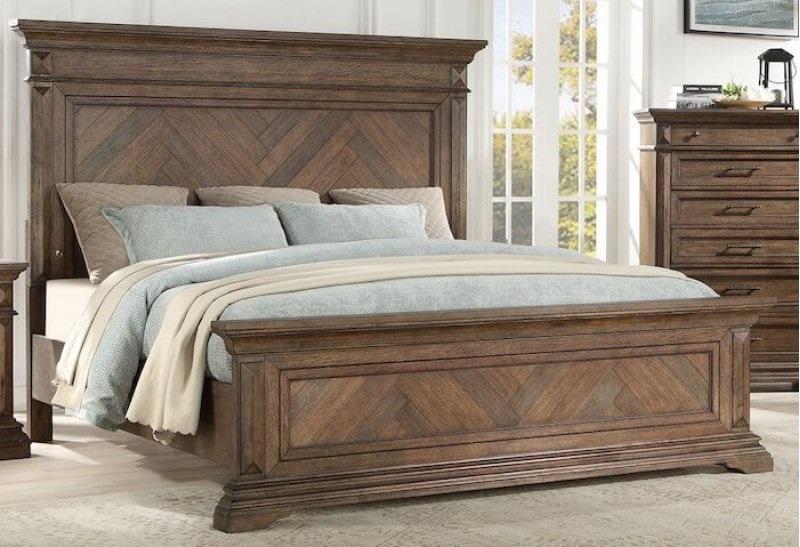 New Classic Furniture Mar Vista King Bed in Brushed Walnut - Image 2