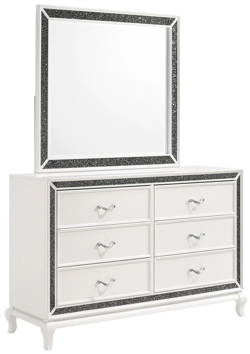 New Classic Furniture Park Imperial 6 Drawer Dresser in White - Image 2