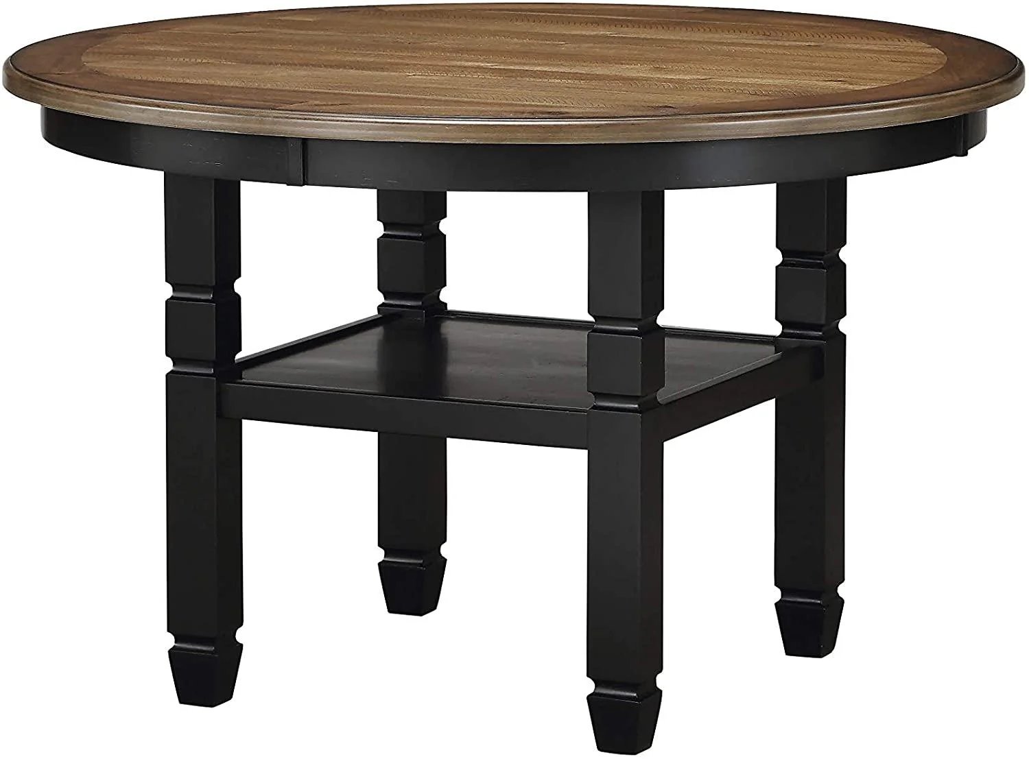 New Classic Furniture Prairie Point 47" Round Dining Table in Black - Image 2