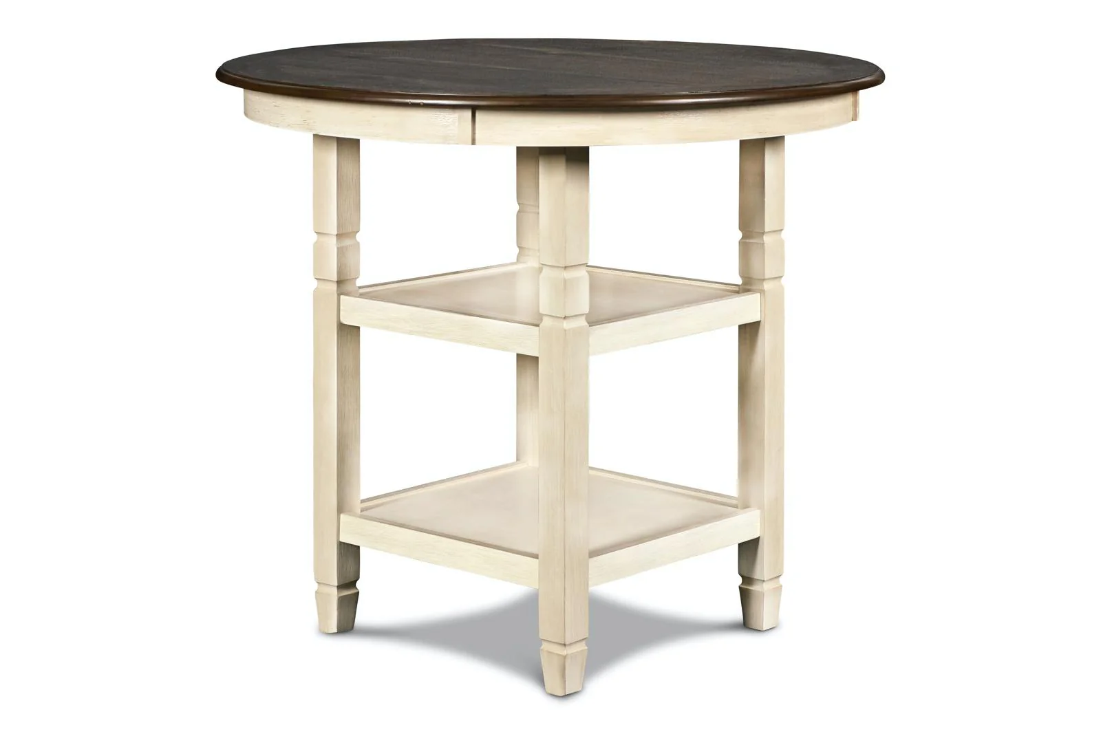 New Classic Furniture Prairie Point Round Counter Height Table in White - Image 3