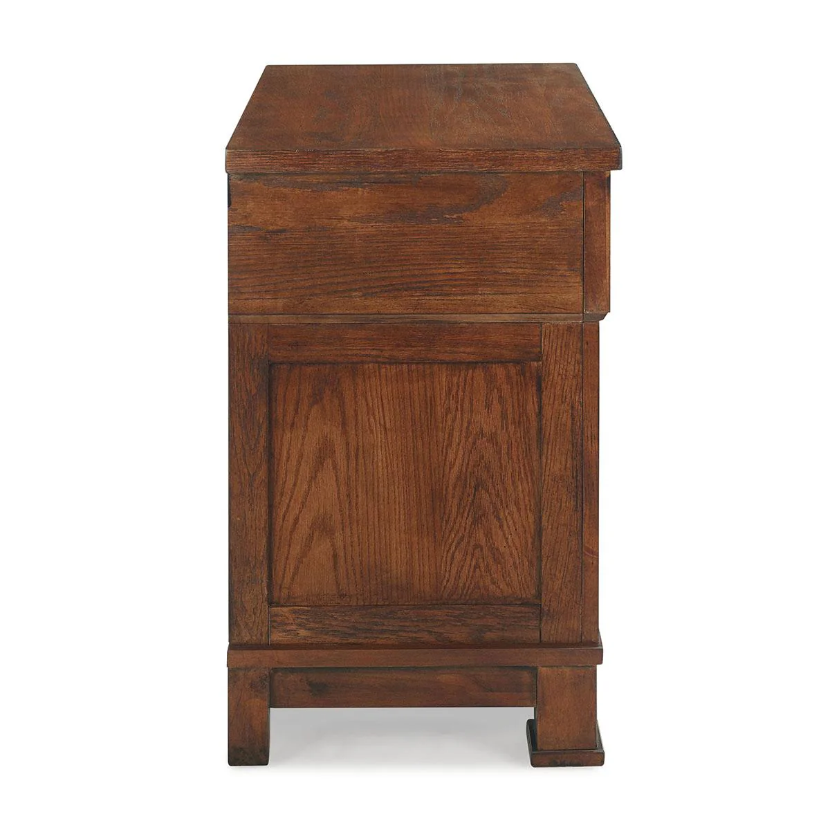 New Classic Furniture Providence 3 Drawer Nightstand in Dark Oak - Image 4