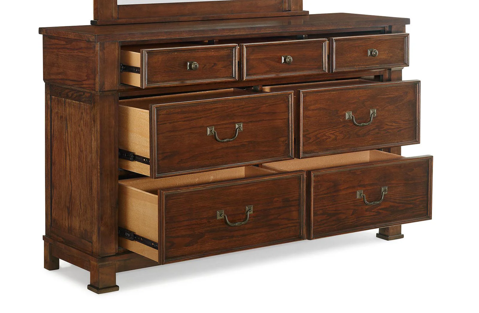 New Classic Furniture Providence 7 Drawer Dresser in Dark Oak - Image 5