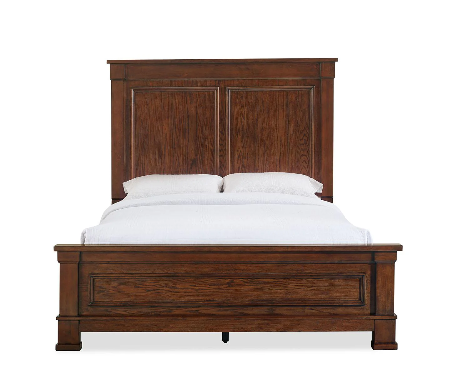New Classic Furniture Providence Queen Panel Bed in Dark Oak - Image 2