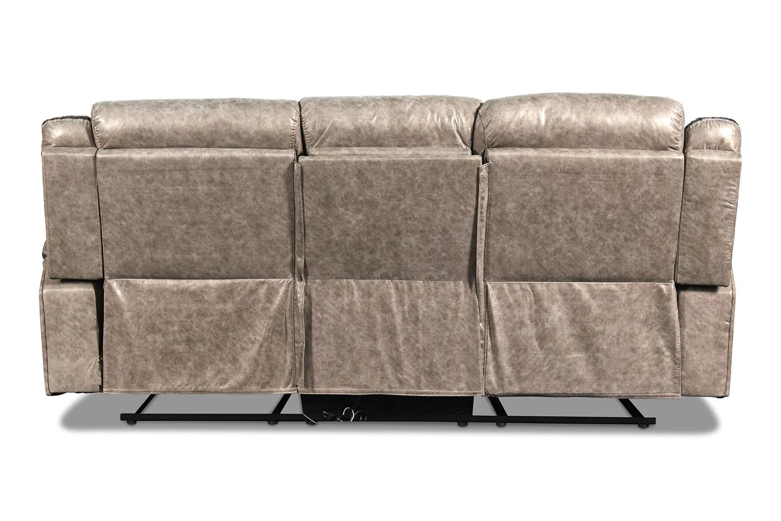 New Classic Furniture Roswell Dual Recliner Sofa in Pewter - Image 5