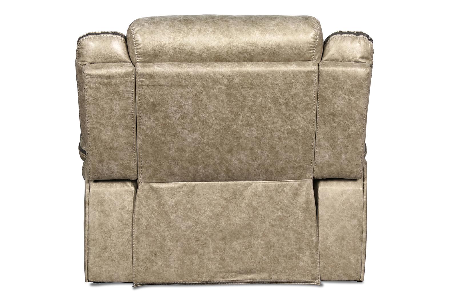 New Classic Furniture Roswell Swivel Glider Recliner in Pewter - Image 5